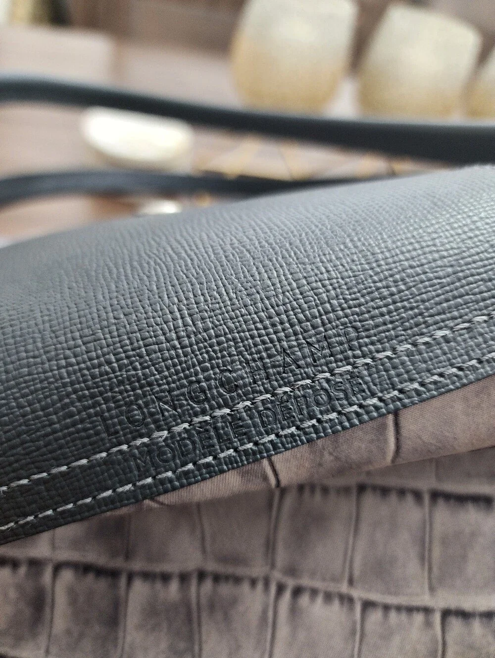 Longchamp stylish croc
